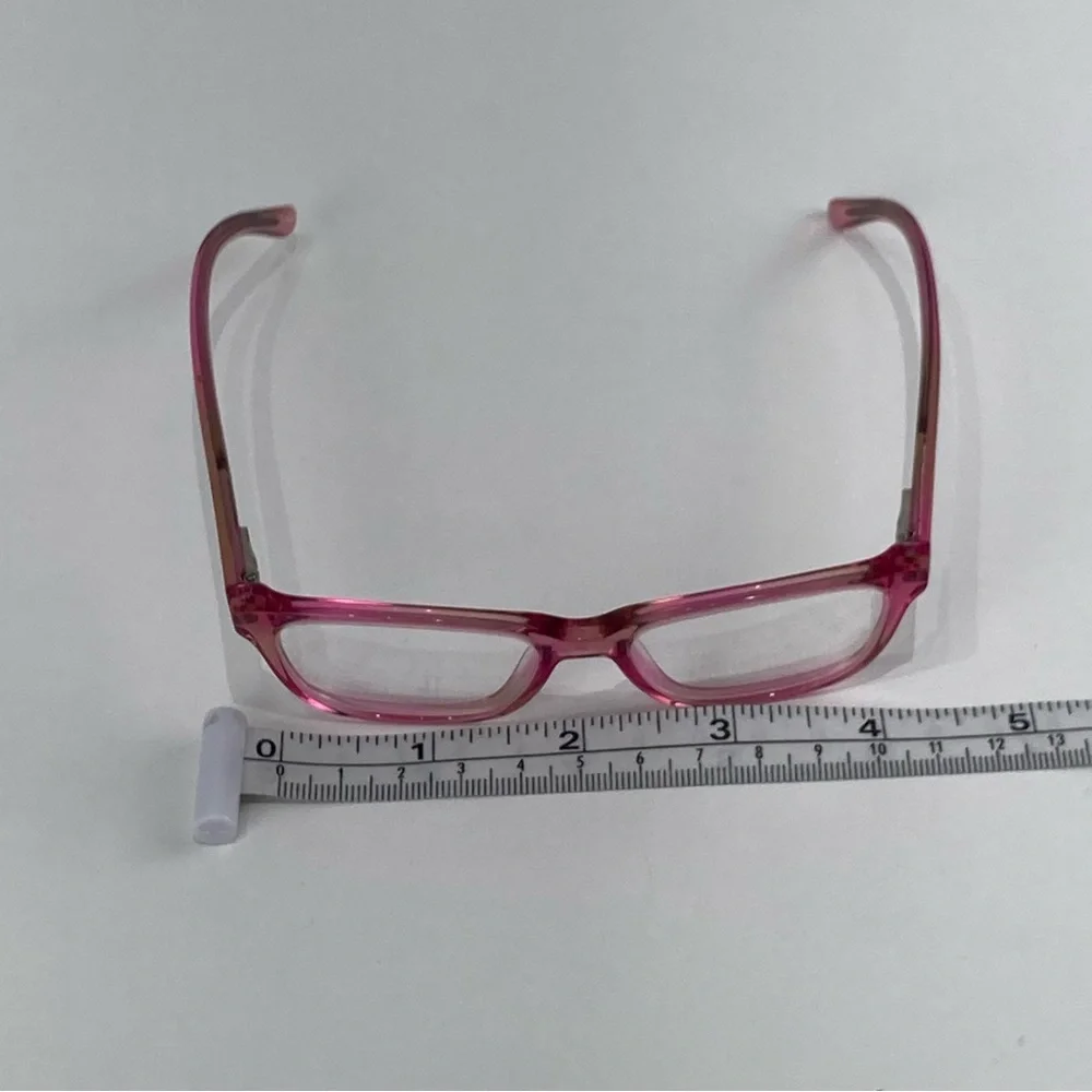 Girls pink sparky Classic Acetate Rectangle Reading Glasses
